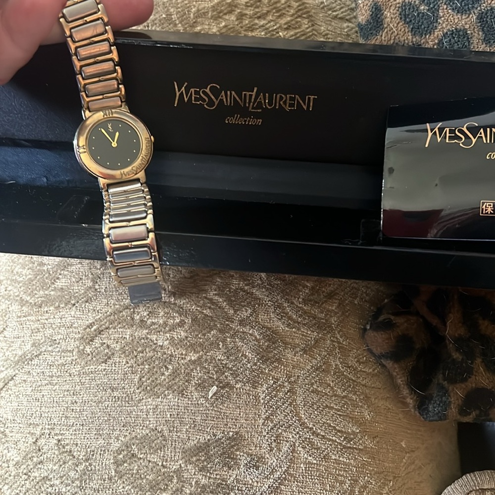 Yves Saint Laurent collection ladies two toned watch - Picture 6 of 8